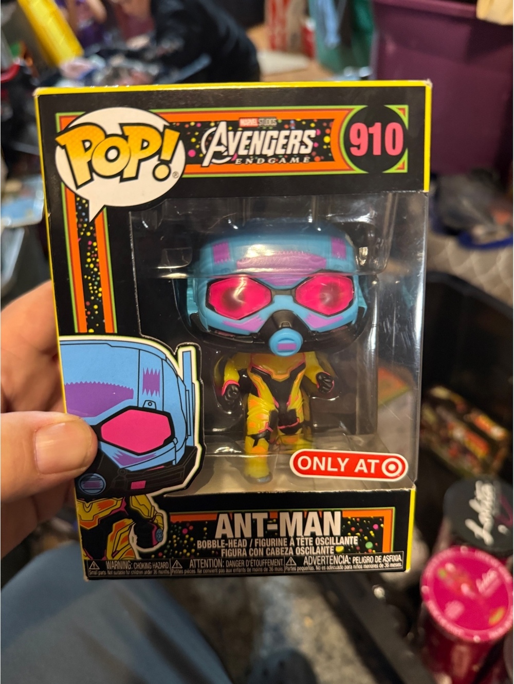 Funko Pop! Marvel Avengers Endgame Ant-Man Bobble-Head #910 Exclusive Target